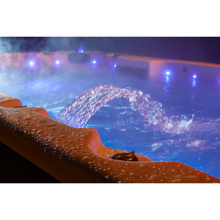 Canadian Spa Company 13ft Swim Spa 15HP-Jet, 3-Person - St Lawrence XSport