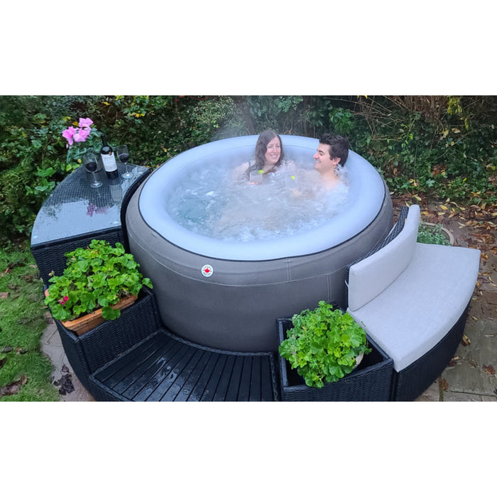Canadian Spa Company 2024 Grand Rapids Inflatable 110-Jet - 3 Speed - 4-Person Hot Tub with LED Light
