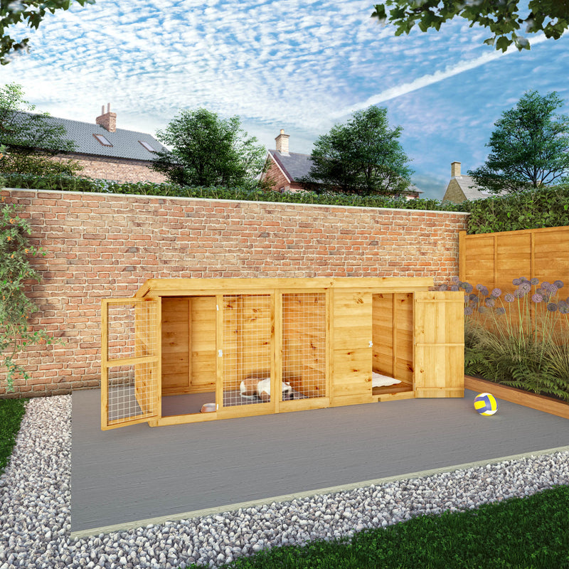 Mercia 10ft x 4ft Berkshire Dog Kennel & Run