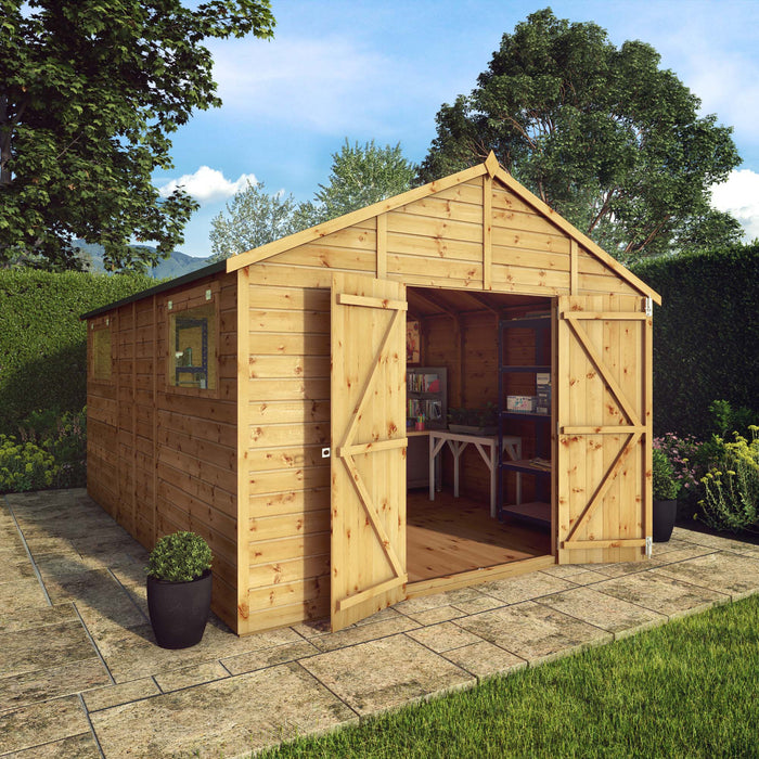 Mercia 14ft x 10ft Premium Shiplap Apex Workshop