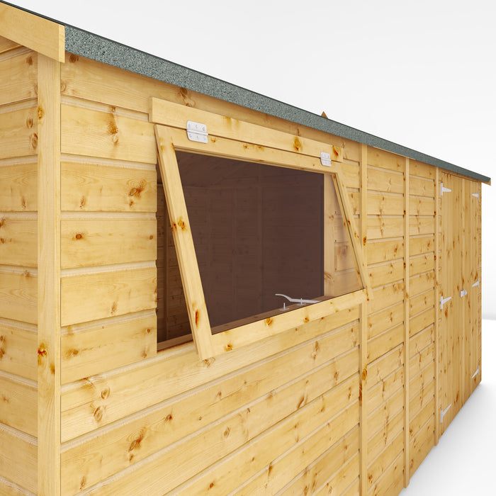 Mercia 14ft x 10ft Premium Shiplap Reverse Apex Workshop