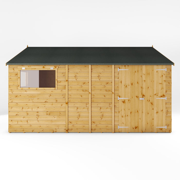 Mercia 14ft x 10ft Premium Shiplap Reverse Apex Workshop