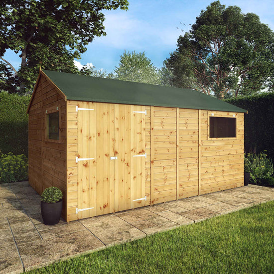 Mercia 14ft x 10ft Premium Shiplap Reverse Apex Workshop