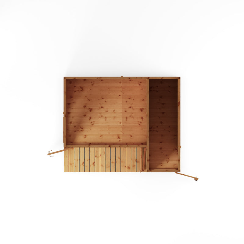 Mercia 10ft x 8ft Premium Garden Room Summerhouse with Side Shed