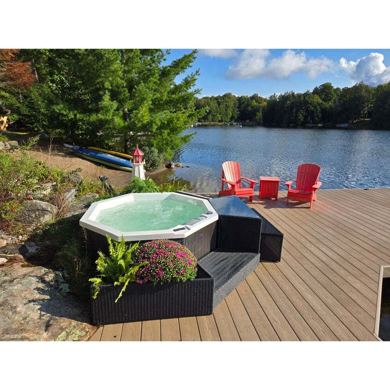 Canadian Spa Glass Top Bar - Muskoka Surround Furniture