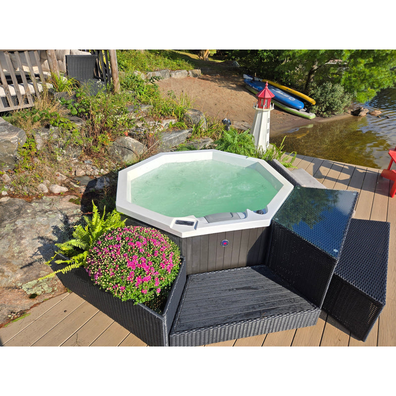 Canadian Spa Glass Top Bar - Muskoka Surround Furniture