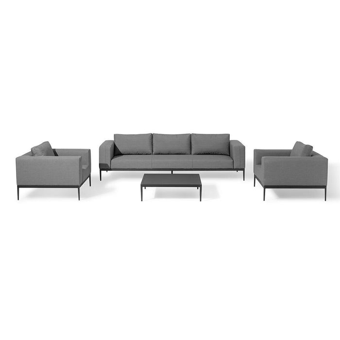 Maze Eve 3 Seat Sofa Set Flanelle