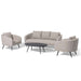 Maze Ambition 3 Seat Sofa Set with Oval Coffee Table Oatmeal