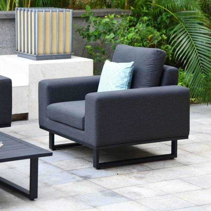 Maze Ethos 3 Seat Sofa Set Charcoal