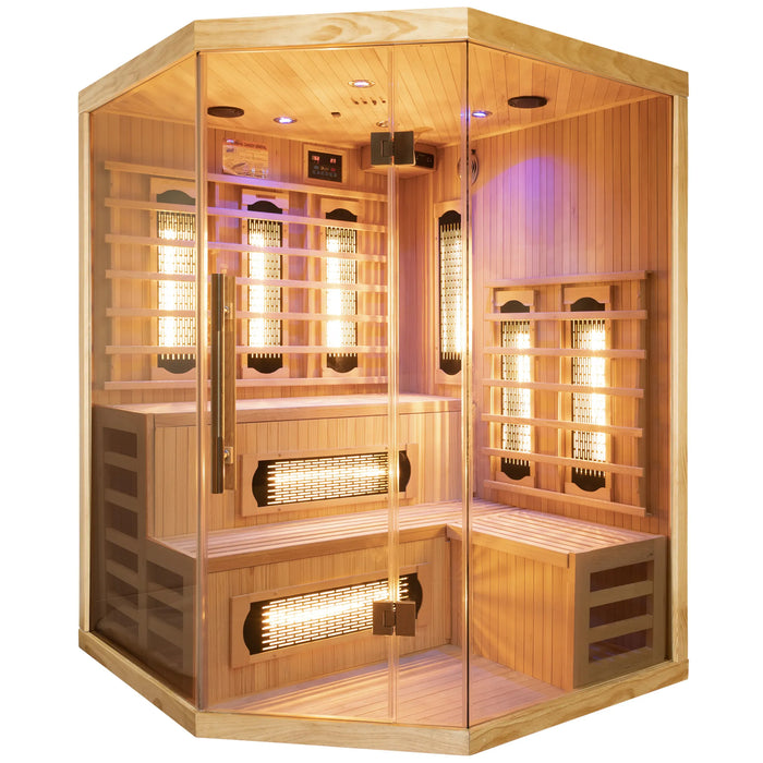 Global Relax Dharani S5 - Full Body 5 Person Indoor Infrared Sauna