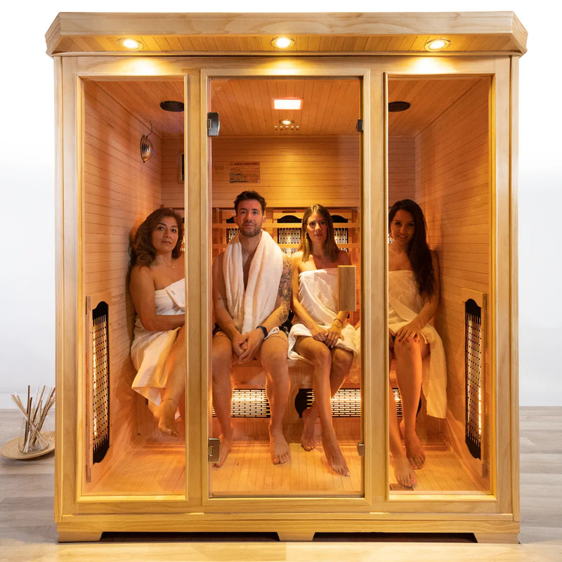 Global Relax Dharani S4 Plus - 4 Person Indoor Infrared Sauna