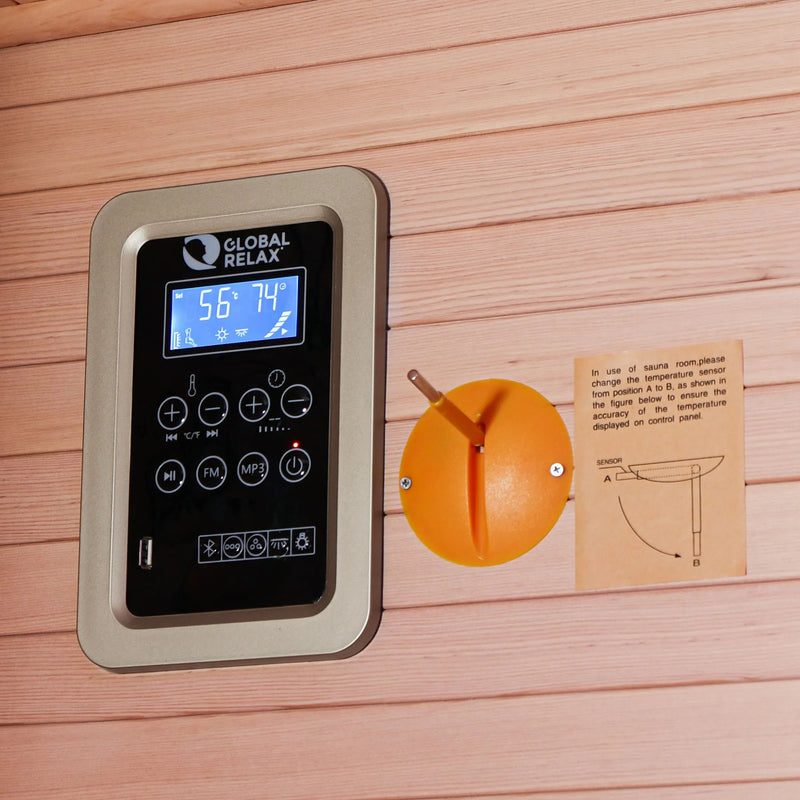 Global Relax Dharani S4 Plus - 4 Person Indoor Infrared Sauna