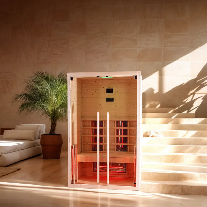 Global Relax Dharani S2 - 2 Person Infrared Indoor Sauna
