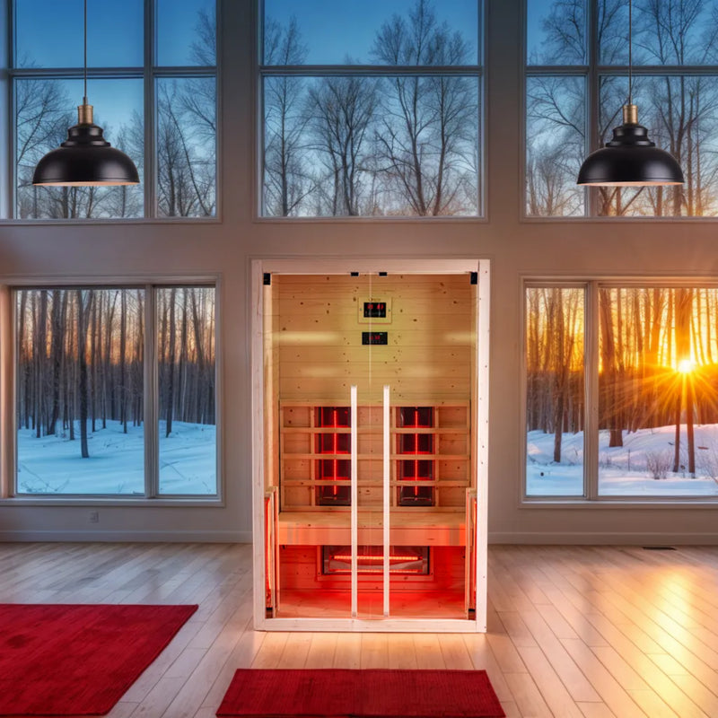 Global Relax Dharani S2 - 2 Person Infrared Indoor Sauna