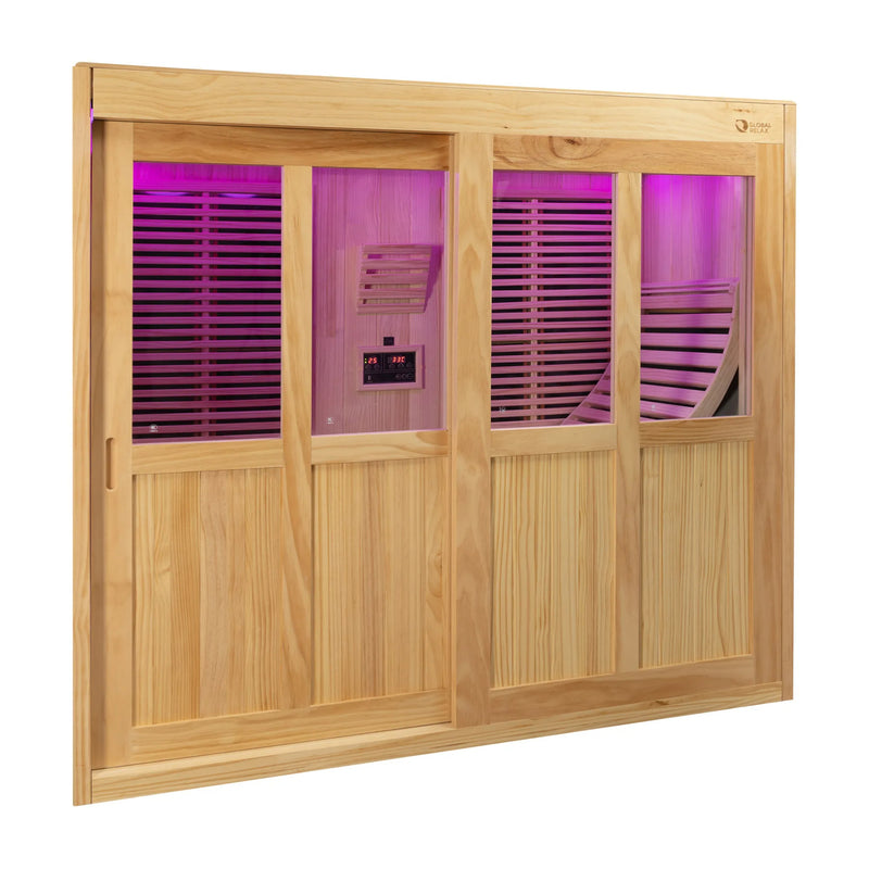 Global Relax Dharani S1 Plus - Full Body 1 Person Indoor Infrared Reclining Sauna