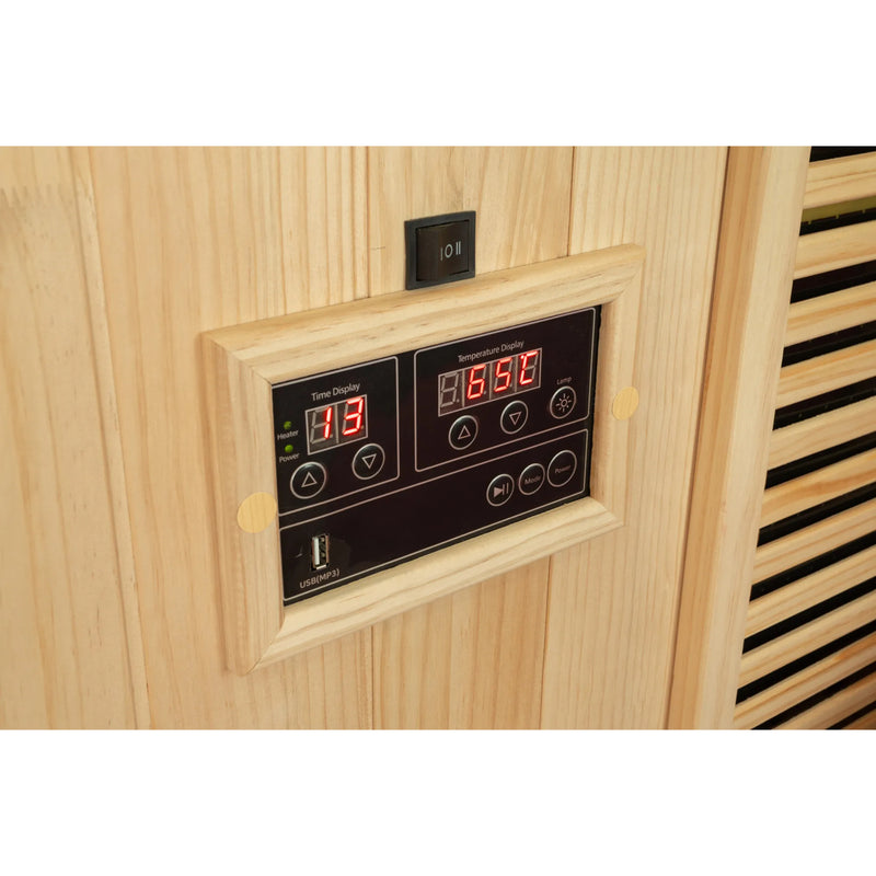 Global Relax Dharani S1 Plus - Full Body 1 Person Indoor Infrared Reclining Sauna