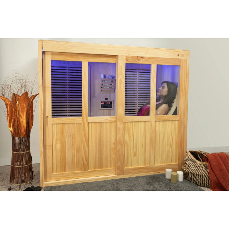 Global Relax Dharani S1 Plus - Full Body 1 Person Indoor Infrared Reclining Sauna