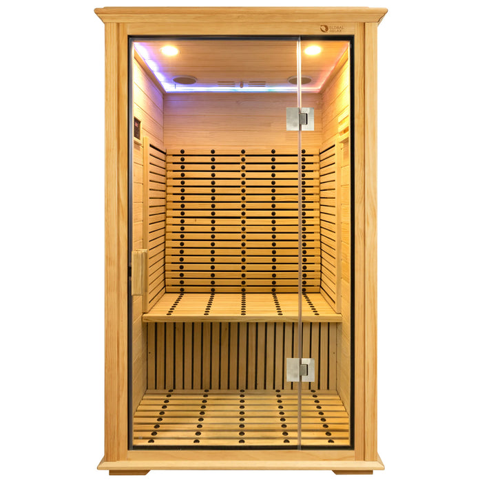 Global Relax Dharani S2 - Full Body 2 Person Indoor Infrared Sauna