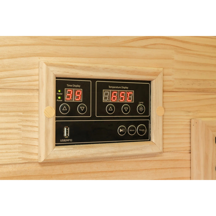 Global Relax Dharani S2 - Full Body 2 Person Indoor Infrared Sauna