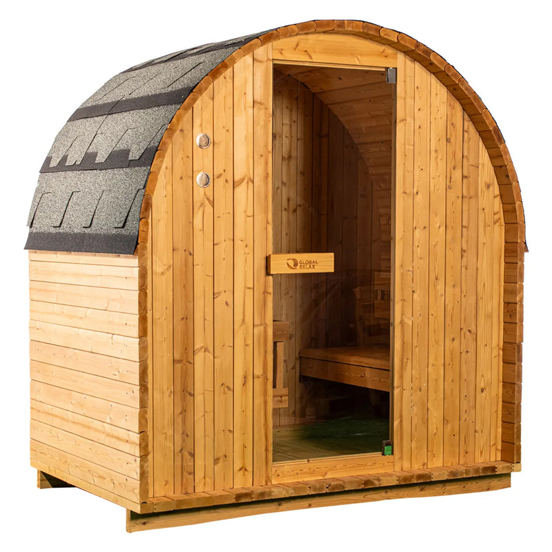 Global Relax Dharani Mini - 2 Person Outdoor Steam Sauna