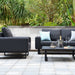 Maze Ethos 3 Seat Sofa Set Charcoal