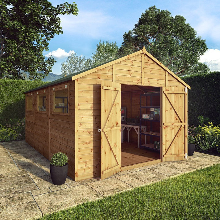 Mercia 15ft x 10ft Premium Shiplap Apex Workshop