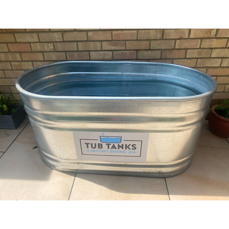 Hastings 4ft Oval Stock Tank and Wood Fired Coil Heater Kit