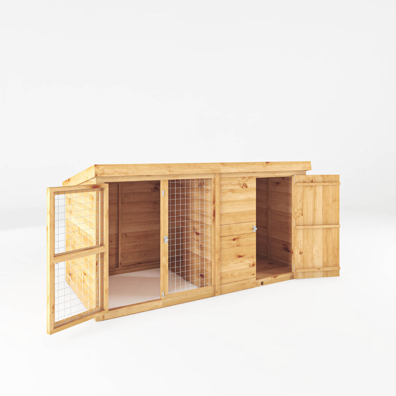 Mercia 8ft x 4ft Berkshire Dog Kennel & Run