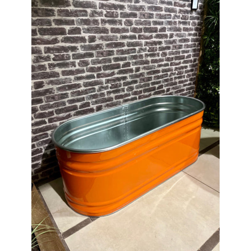 Hastings 4ft Oval Stock Tank and Wood Fired Coil Heater Kit