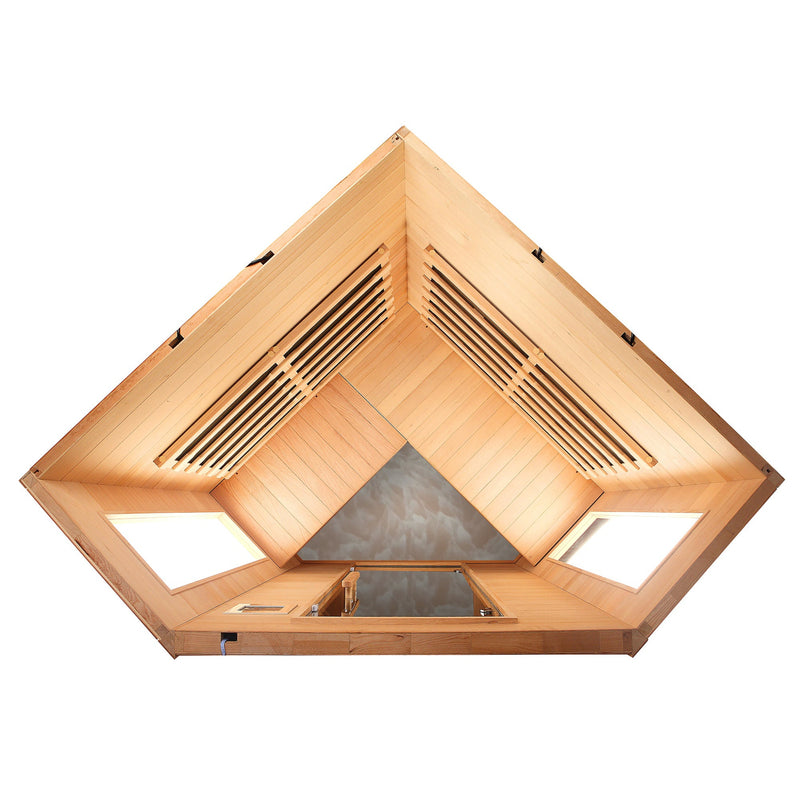 Canadian Spa Aspen 4 Person Far Infrared Corner Sauna