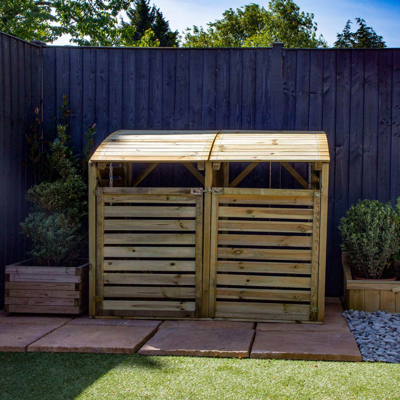 Mercia Pressure Treated Double Bin Store