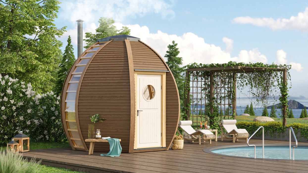 Huuden Crown Elegant Sauna Garden Room