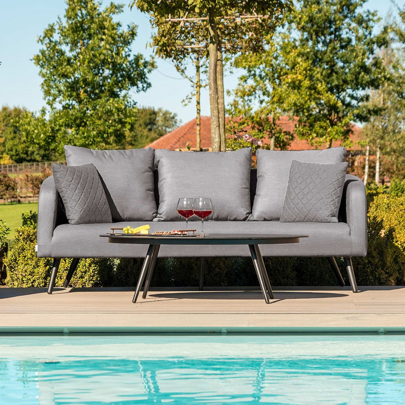 Maze Ambition 3 Seat Sofa Set with Oval Coffee Table