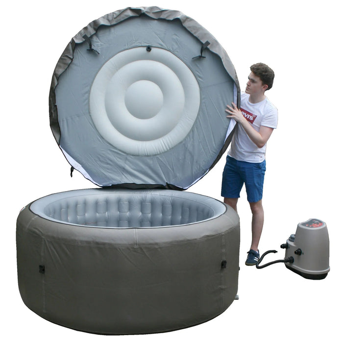 Canadian Spa 2025 Grand Rapids Inflatable 110-Jet 3-Speed 4-Person Hot Tub with LED Light