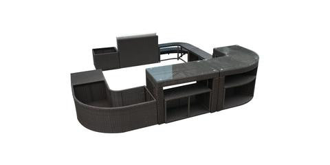 Canadian Spa Company Corner Planter - Square Surround Furniture