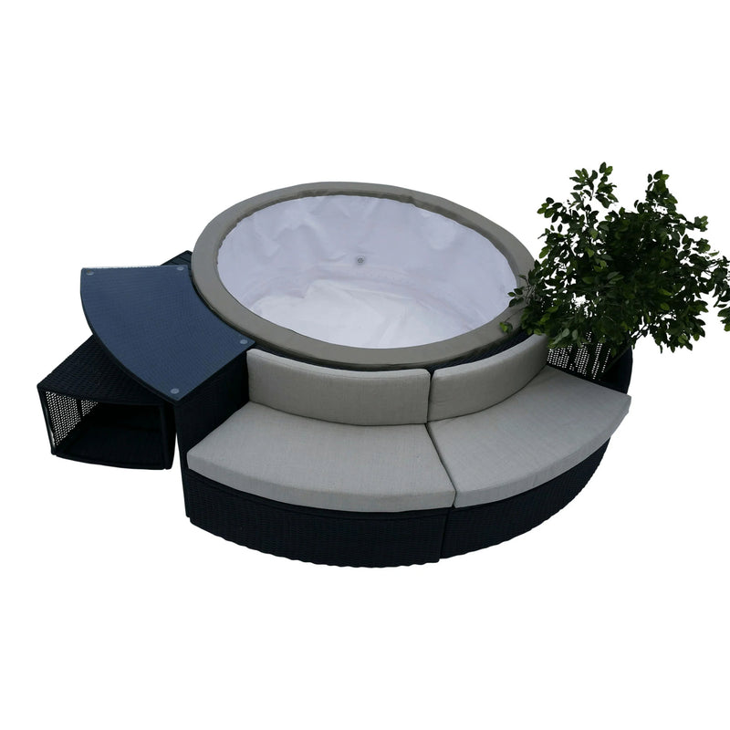 Canadian Spa Love Seat - Round Surround Furniture