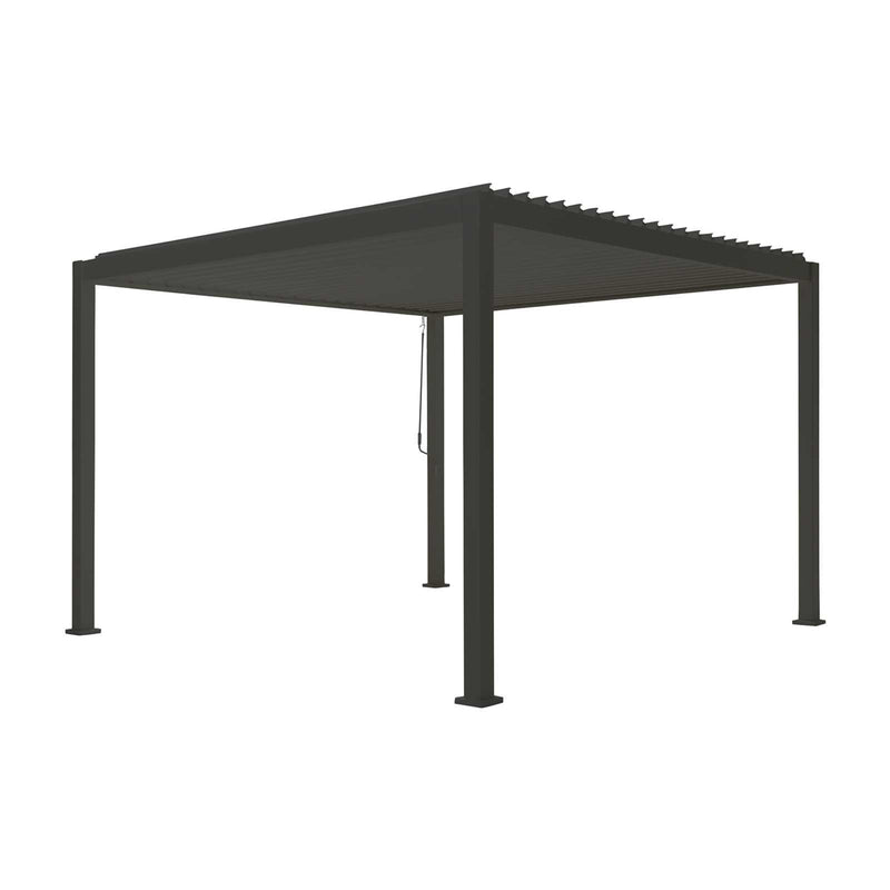 Nova Titan 3.6m x 3.6m Aluminium Pergola - Graphite Grey
