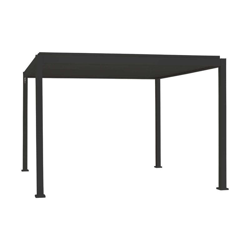 Nova Titan 3.6m x 3.6m Aluminium Pergola - Graphite Grey