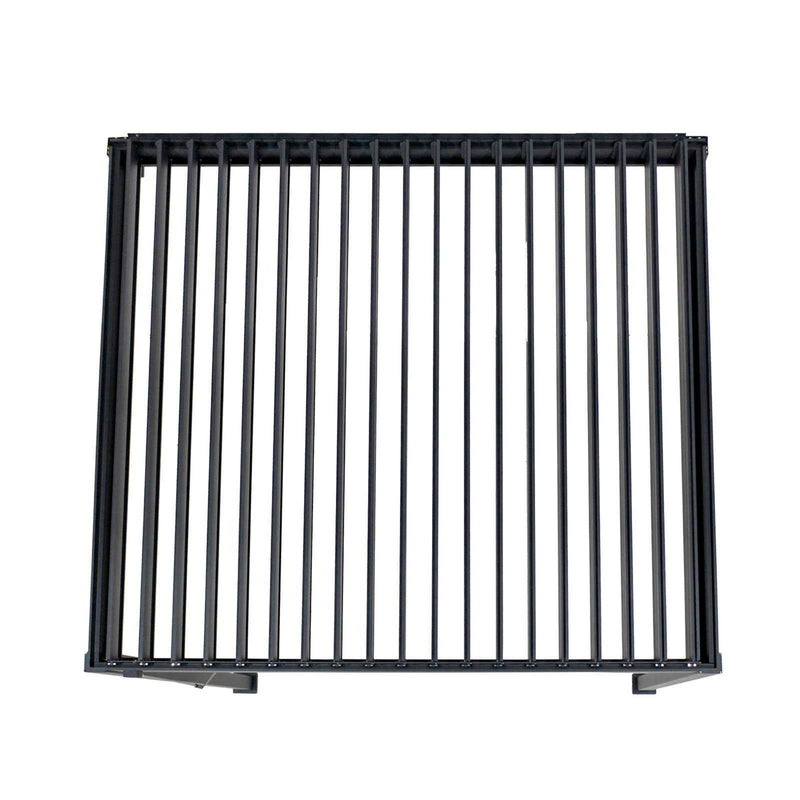 Nova Titan 3m x 3m Wall Mounted Aluminium Pergola - Graphite Grey