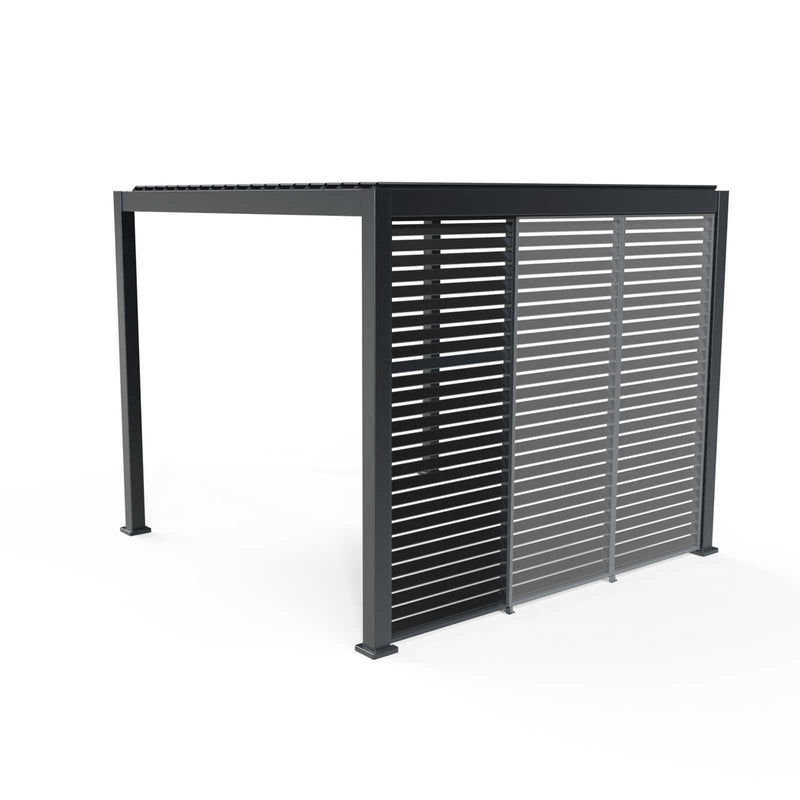 Nova Titan 1.2m Pergola Aluminium Side Wall for 3.6m Titan Pergola