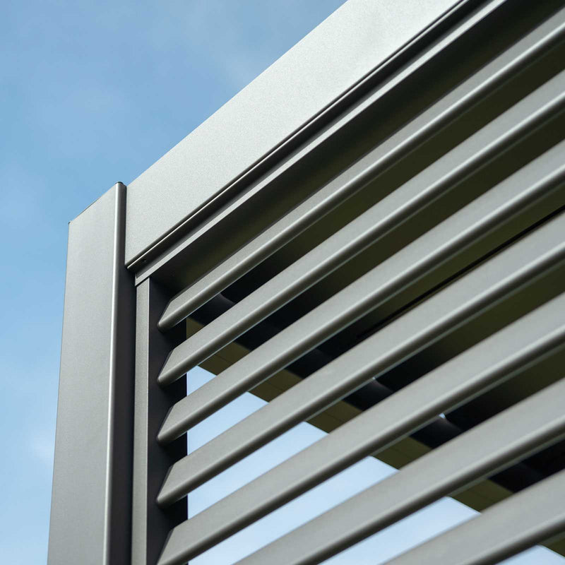 Nova Titan 1.33m Pergola Aluminium Side Wall for 4m Titan Pergola