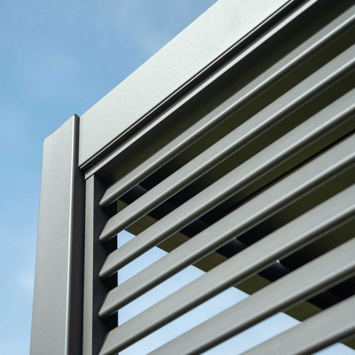 Nova Titan 1.33m Pergola Aluminium Side Wall