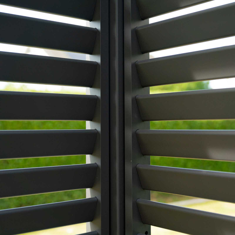 Nova Titan 1.33m Pergola Aluminium Side Wall for 4m Titan Pergola