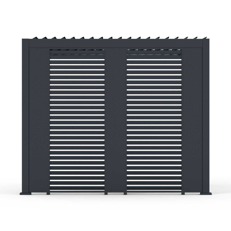 Nova Titan Aluminium Pergola 31cm Solid Side Wall Panel