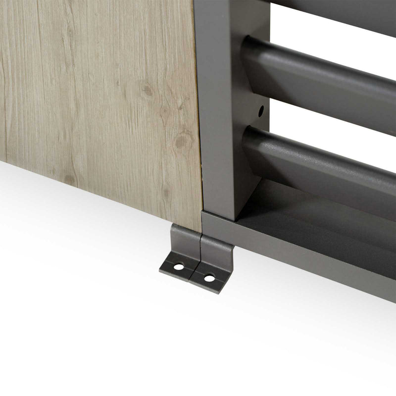 Nova Titan Aluminium Pergola 31cm Solid Side Wall Panel