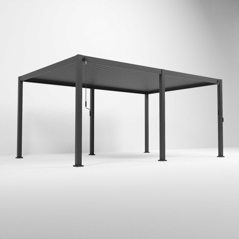 Nova Titan 5.3m x 3m Aluminium Pergola - Graphite Grey