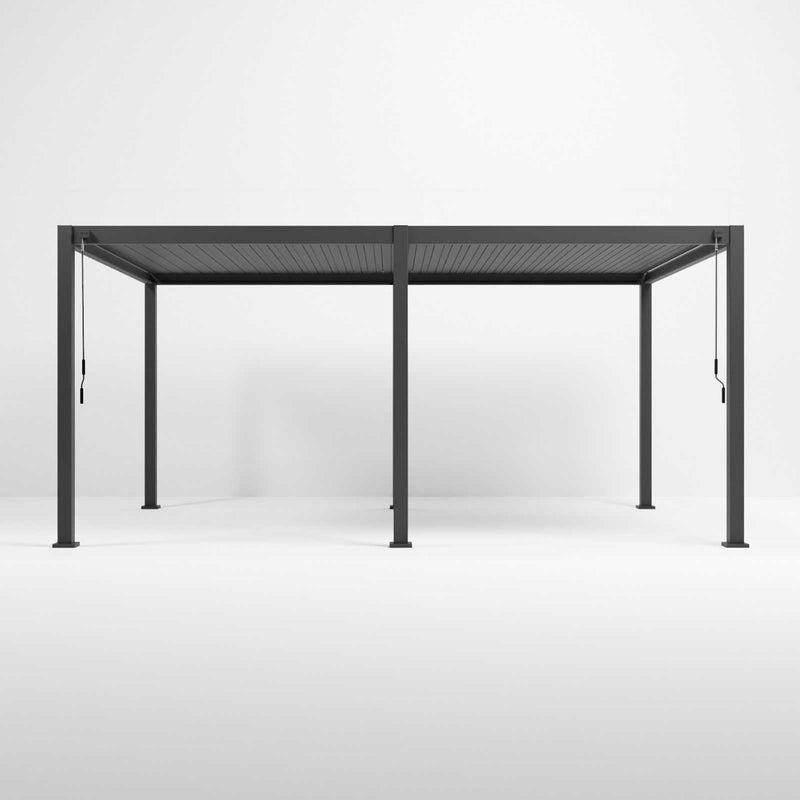 Nova Titan 5.3m x 3m Aluminium Pergola - Graphite Grey