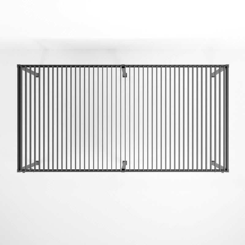 Nova Titan 8m x 3m Aluminium Pergola - Graphite Grey