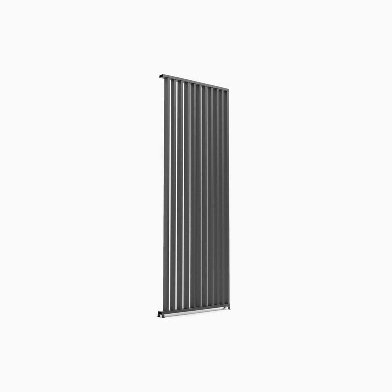 Nova Titan 1m Vertical Louvre Side Wall Panel for 3m Titan Pergola- Graphite Grey