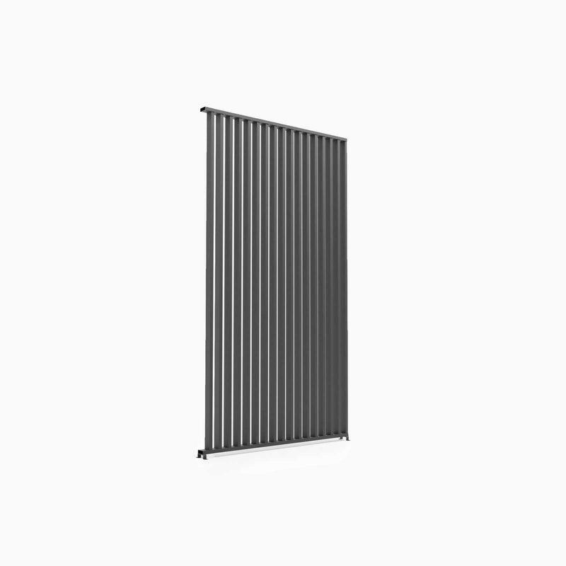 Nova 1.3m Vertical Louvre Side Wall Panel for 4m Titan Pergola - Graphite Grey